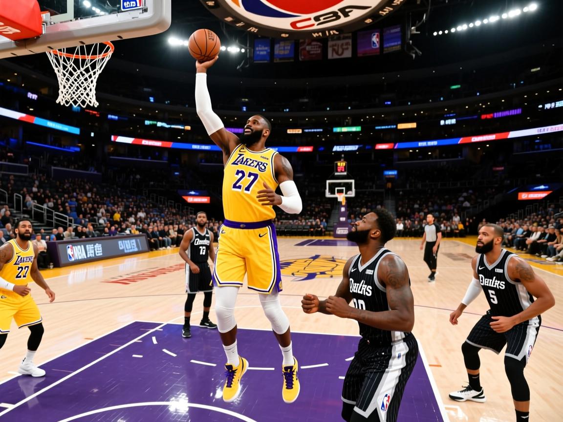 湖人完胜独行侠，詹皇狂砍37分